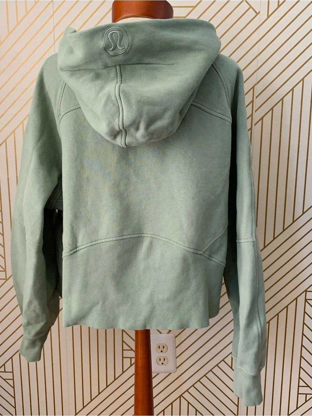 Lululemon XL / XXL Scuba Oversized Full Zip Hoodie Jacket Sweatshirt Green